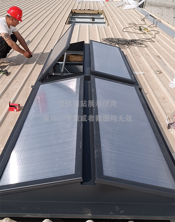 兰州王老吉生产车间和静排烟天窗