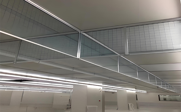 和静玻璃挡烟垂壁